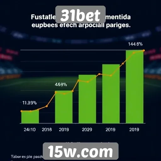 Estatísticas de crescimento do site 31bet
